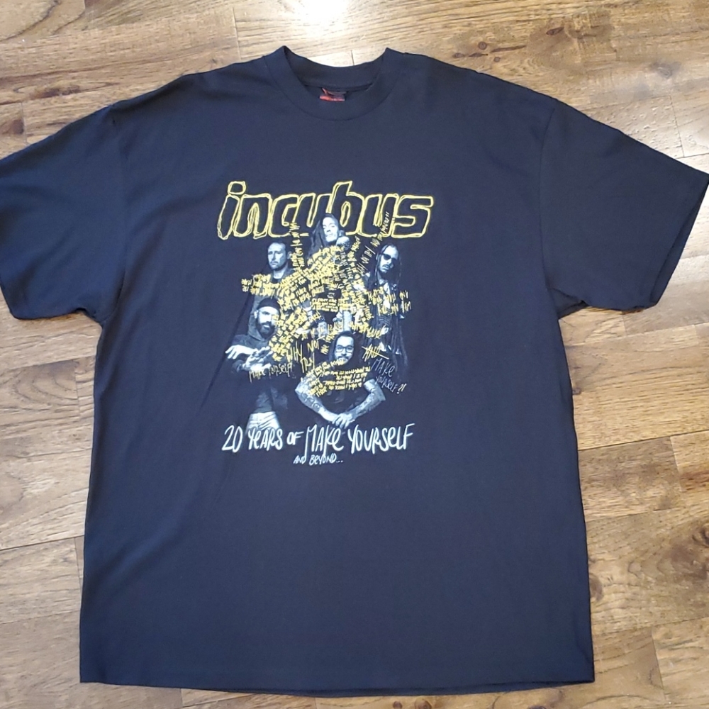 Mens Incubus 20 years of Make Yourself tee size XL